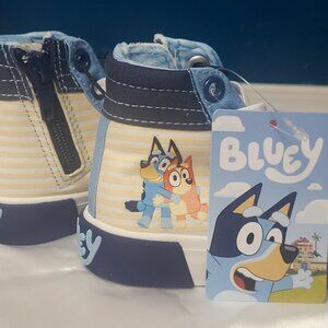 Bluey ~ Sz 5 Kids ~ High Top Sneakers ~ NWT
